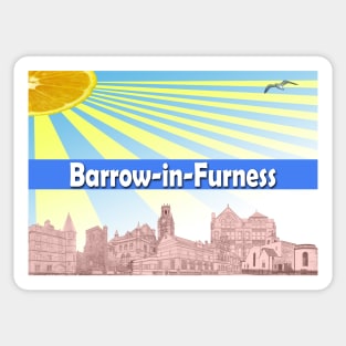 Barrow-in-Furness Landscape Sticker